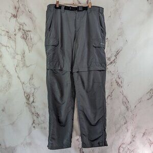 Eddie Bauer Pants Mens 36 X 34 Travex Convertible Zip Nylon Hiking Cargo Ripstop